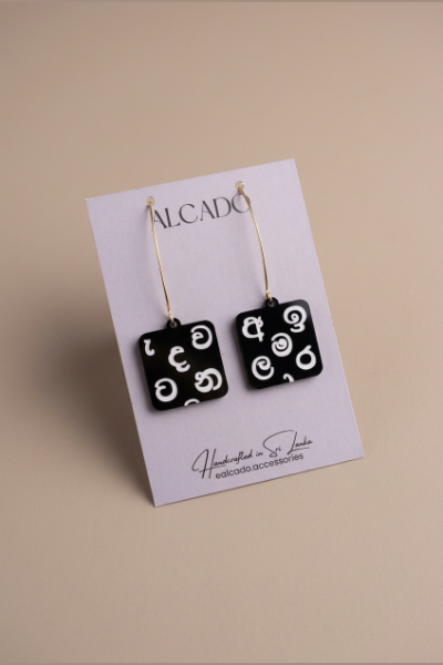 Akuru Earring - Black - ALC#46